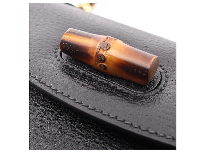 Borsa Gucci Bamboo 2-Way Nero - vista 10