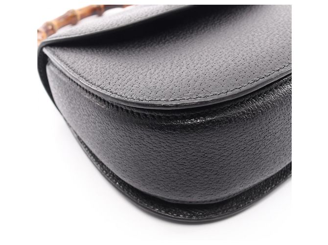 Borsa Gucci Bamboo 2-Way Nero - vista 11