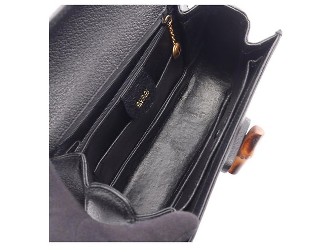 Borsa Gucci Bamboo 2-Way Nero - vista 3