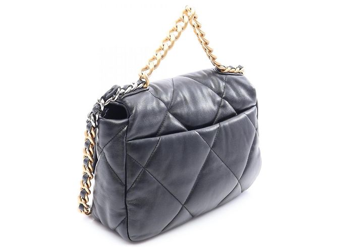 Borsa a tracolla Chanel 19 Dixneuf Matelassé Nero - vista 2