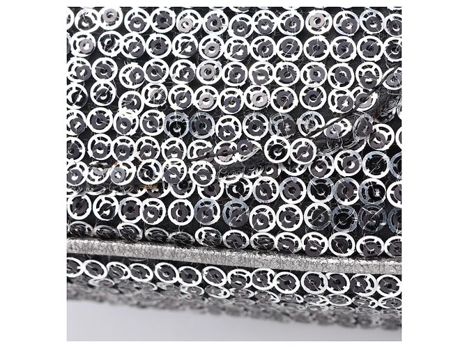 Borsa a tracolla Chanel Coco Mark Silver Argento - vista 6