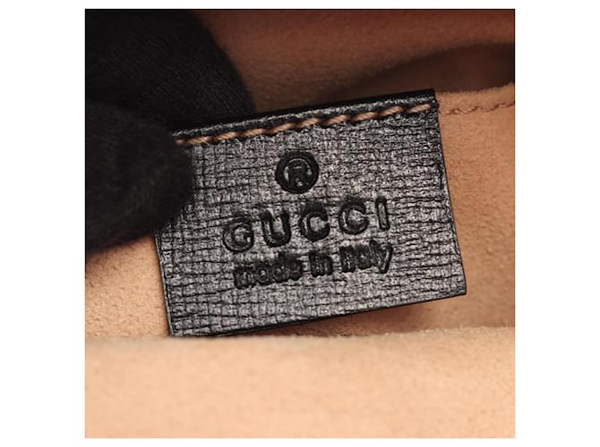 Borsa a secchiello Gucci Horsebit Nero - vista 4