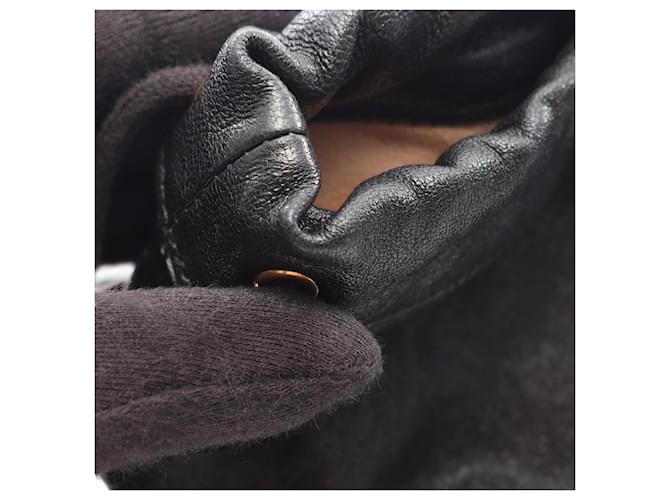 Borsa a secchiello Gucci Horsebit Nero - vista 5
