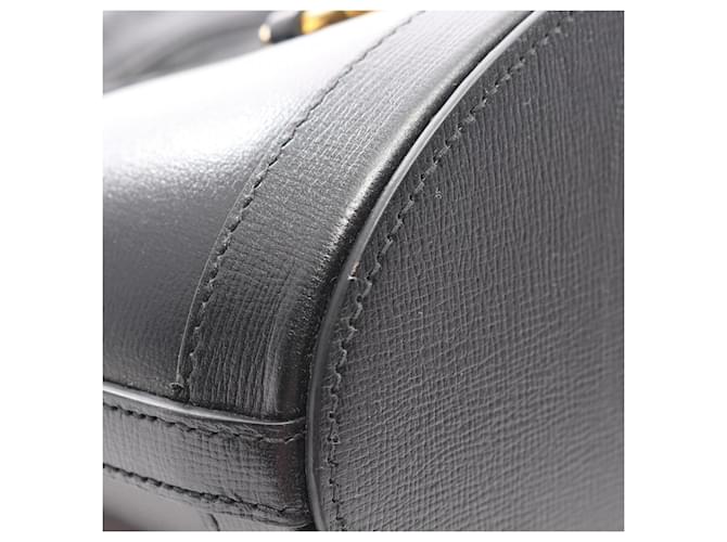 Borsa a secchiello Gucci Horsebit Nero - vista 9