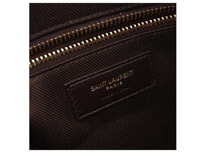 Borsa Camera Monogram Yves Saint Laurent Marrone - vista 4