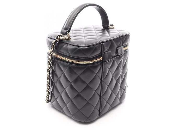 Bolsa de Maquilhagem Chanel Coco Mark Vanity Bag Preto - vista 2