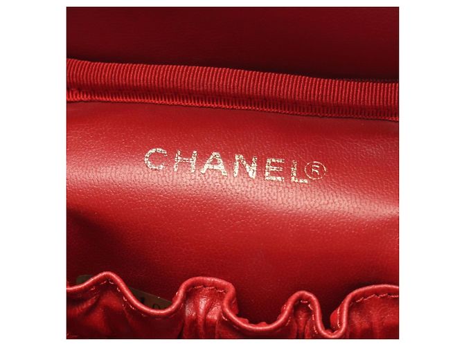 Borsa Chanel Coco Mark in rosso - vista 4
