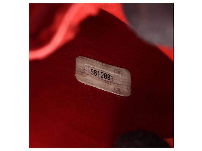 Borsa Chanel Coco Mark in rosso - vista 5