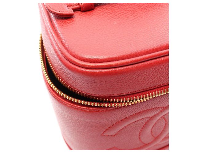 Borsa Chanel Coco Mark in rosso - vista 7