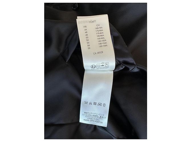 Giacca varsity Louis Vuitton "Lovers" nera adornata con strass Nero - vista 10