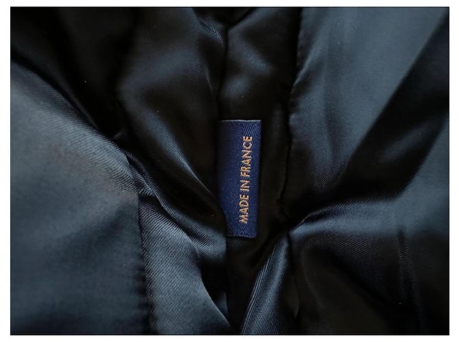 Giacca varsity Louis Vuitton "Lovers" nera adornata con strass Nero - vista 7