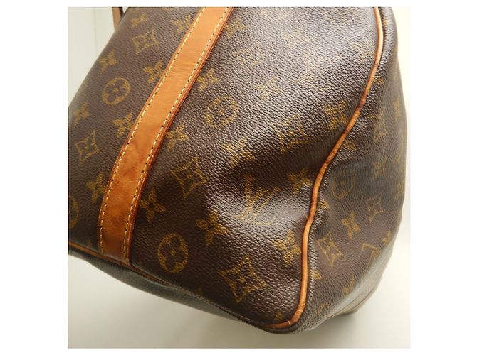Louis Vuitton Monogram Keepall Bandoulière 50 Boston Bag Marrone - vista 15