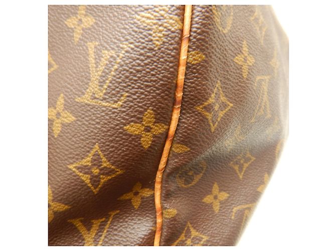 Louis Vuitton Monogram Keepall Bandoulière 50 Boston Bag Marrone - vista 16