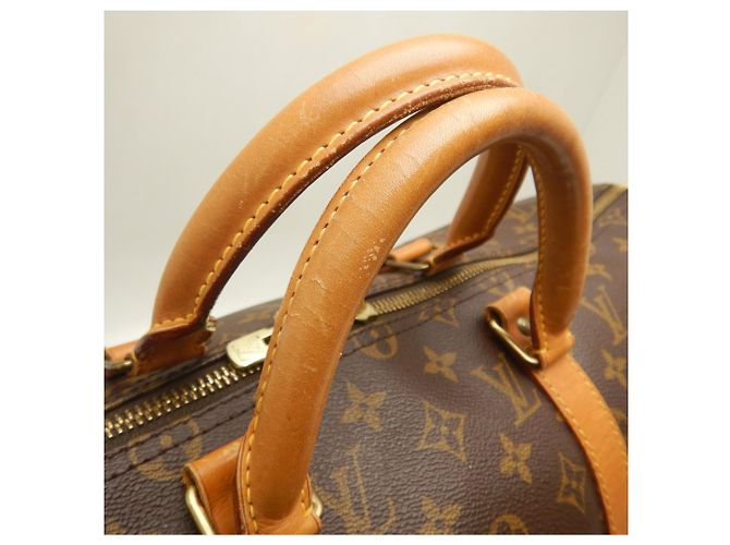 Louis Vuitton Monogram Keepall Bandoulière 50 Boston Bag Marrone - vista 6