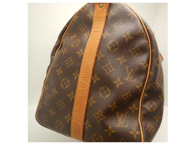 Louis Vuitton Monogram Keepall Bandoulière 50 Boston Bag Marrone - vista 9