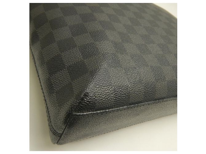 Borsa a tracolla Louis Vuitton Damier Graphite Mick PM Nero - vista 17