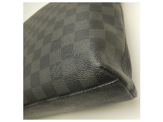 Borsa a tracolla Louis Vuitton Damier Graphite Mick PM Nero - vista 18
