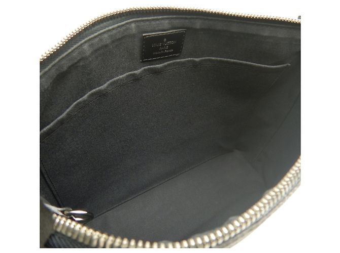 Borsa a tracolla Louis Vuitton Damier Graphite Mick PM Nero - vista 6