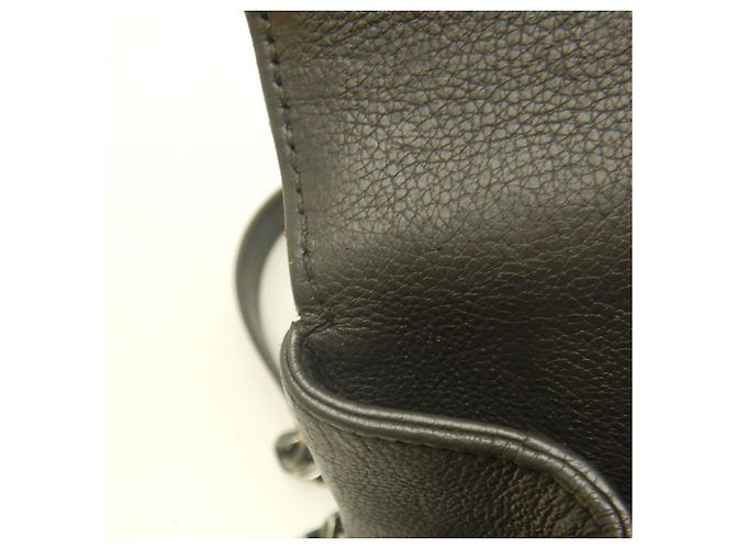 Borsa a mano in pelle Yves Saint Laurent Marrone - vista 20