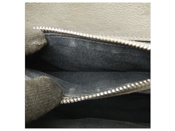 Borsa a mano in pelle Yves Saint Laurent Marrone - vista 24