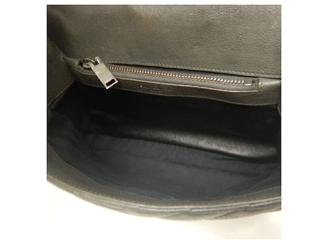 Borsa a mano in pelle Yves Saint Laurent Marrone - vista 5