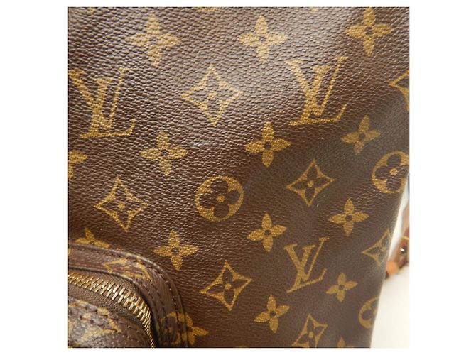 Zaino Louis Vuitton Monogram Montsouris GM Marrone - vista 11