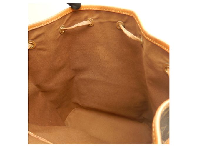 Zaino Louis Vuitton Monogram Montsouris GM Marrone - vista 19