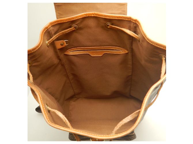Zaino Louis Vuitton Monogram Montsouris GM Marrone - vista 5
