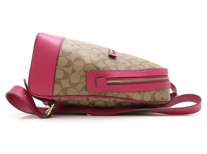 COACH Kenley Backpack C5679 Pink Beige - view 3