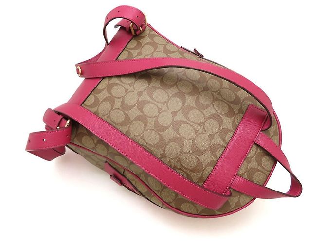 COACH Kenley Backpack C5679 Pink Beige - view 5
