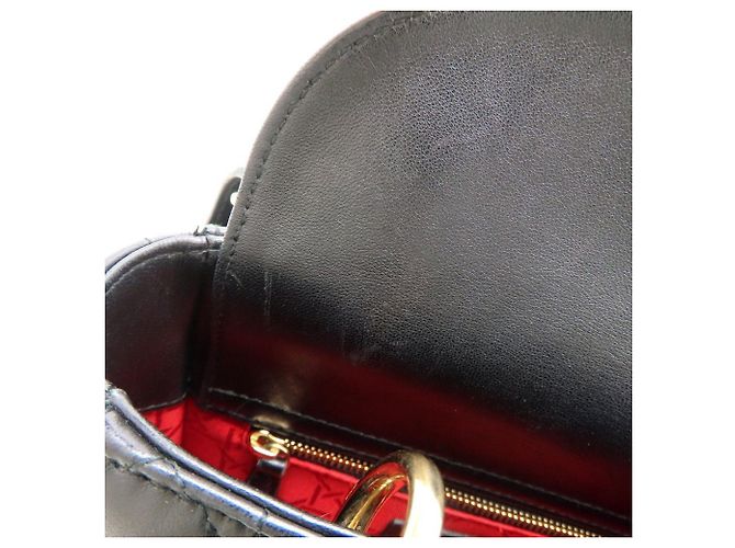 Borsa piccola Christian Dior Lady My ABCDior Nero - vista 12
