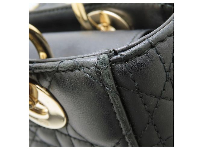 Borsa piccola Christian Dior Lady My ABCDior Nero - vista 19