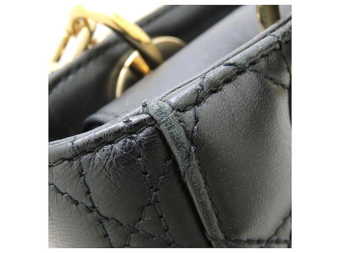 Borsa piccola Christian Dior Lady My ABCDior Nero - vista 20