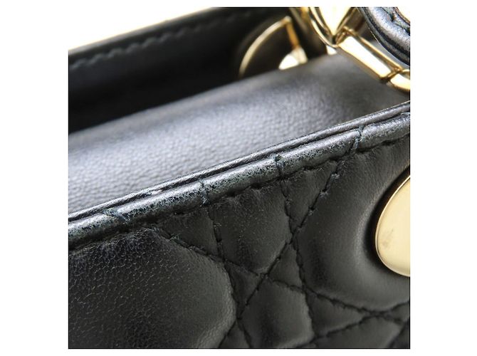 Borsa piccola Christian Dior Lady My ABCDior Nero - vista 21