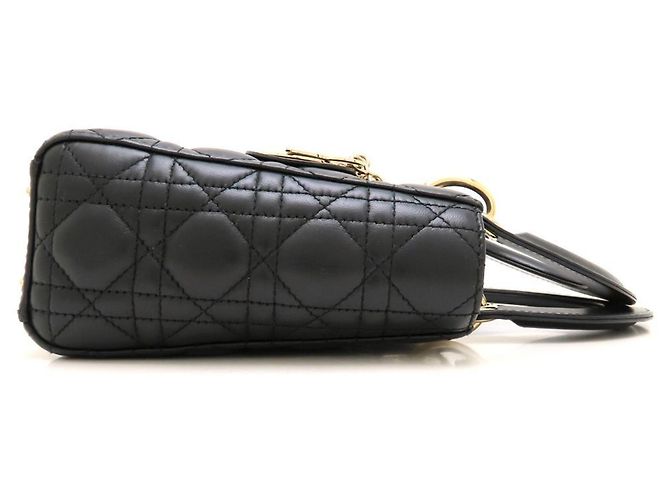 Borsa piccola Christian Dior Lady My ABCDior Nero - vista 3