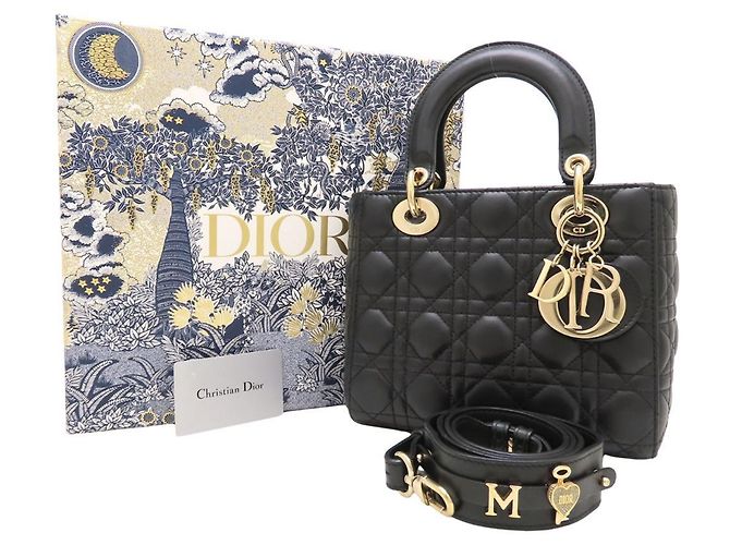 Borsa piccola Christian Dior Lady My ABCDior Nero - vista 37