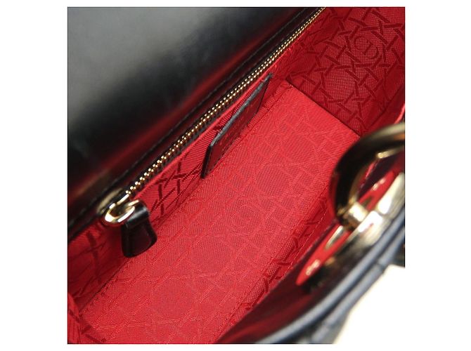 Borsa piccola Christian Dior Lady My ABCDior Nero - vista 6