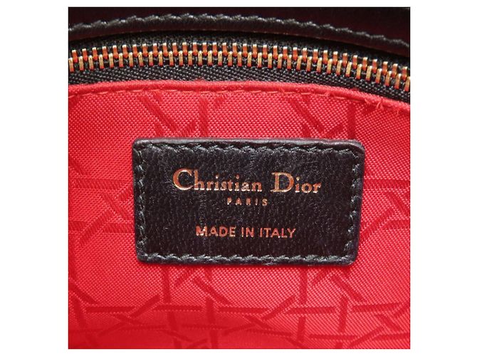 Borsa piccola Christian Dior Lady My ABCDior Nero - vista 8