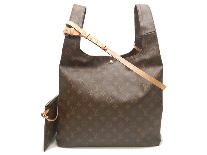 Borsa a tracolla Louis Vuitton Monogram Atlantis GM Marrone - vista 2