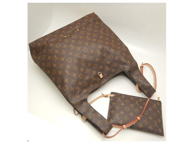 Borsa a tracolla Louis Vuitton Monogram Atlantis GM Marrone - vista 3