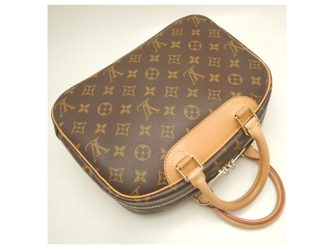 Sac à main Louis Vuitton Monogram Trouville Marron Monogramme - vue 3