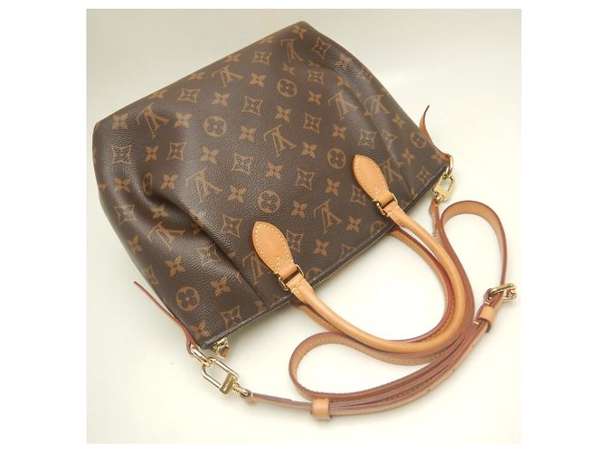 Borsa Louis Vuitton Monogram Turenne PM Marrone Monogramma - vista 3