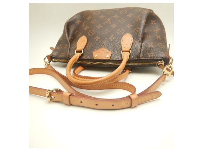 Borsa Louis Vuitton Monogram Turenne PM Marrone Monogramma - vista 4