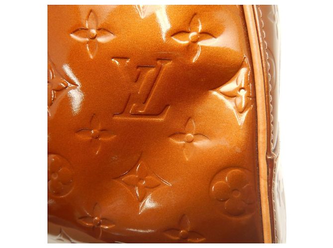 Borsa Louis Vuitton Vernis Tompkins Square Bronzo Monogramma - vista 11