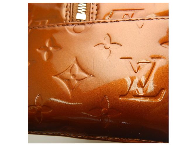 Borsa Louis Vuitton Vernis Tompkins Square Bronzo Monogramma - vista 12