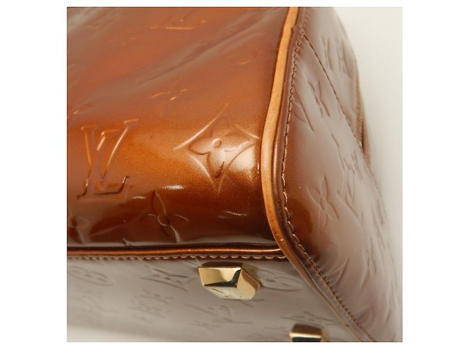 Borsa Louis Vuitton Vernis Tompkins Square Bronzo Monogramma - vista 14
