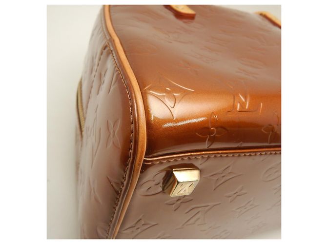 Borsa Louis Vuitton Vernis Tompkins Square Bronzo Monogramma - vista 15