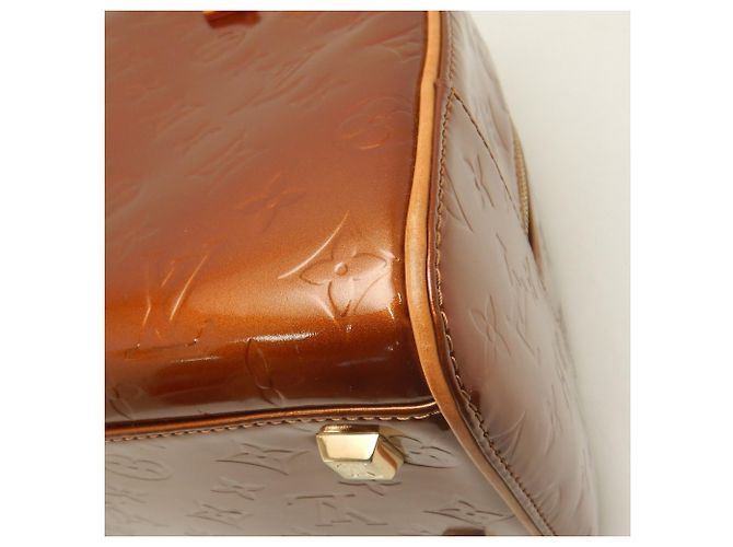 Borsa Louis Vuitton Vernis Tompkins Square Bronzo Monogramma - vista 16