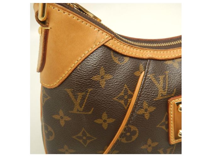Borsa a tracolla Louis Vuitton Monogram Thames PM Marrone Monogramma - vista 10