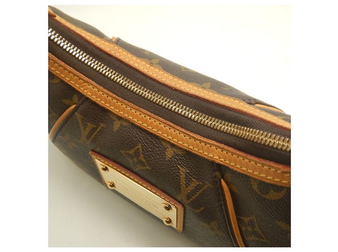 Borsa a tracolla Louis Vuitton Monogram Thames PM Marrone Monogramma - vista 12